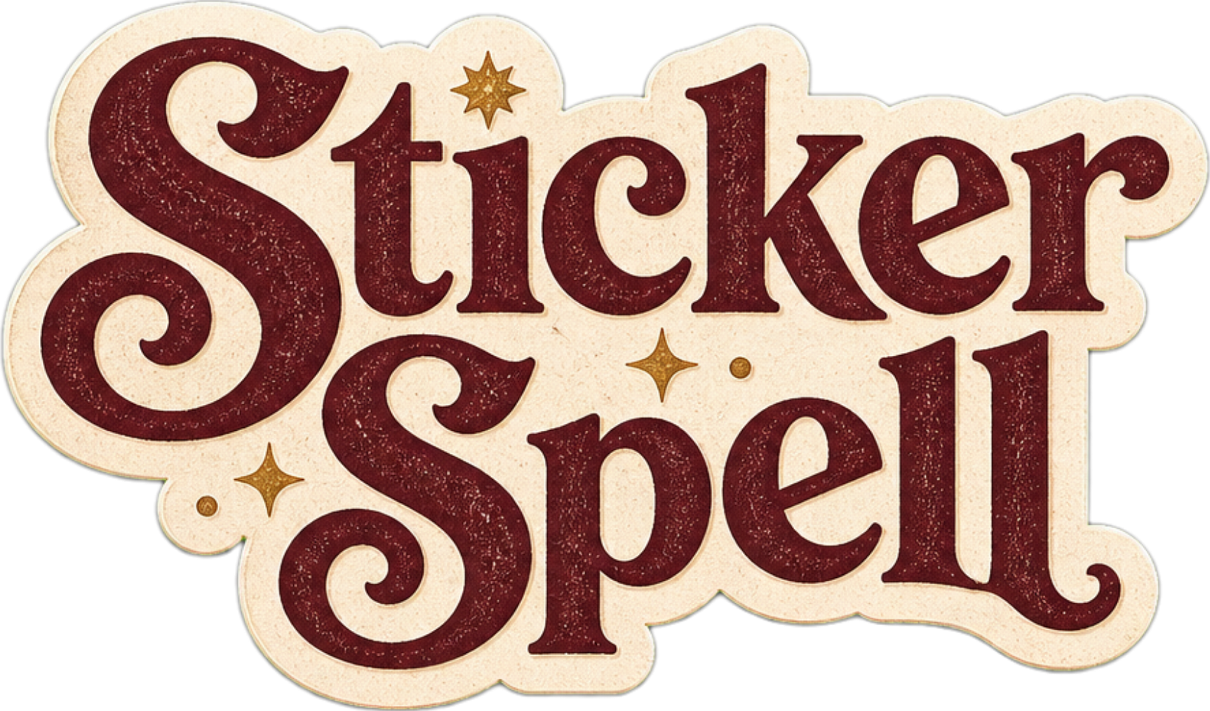 Sticker Spell Logo